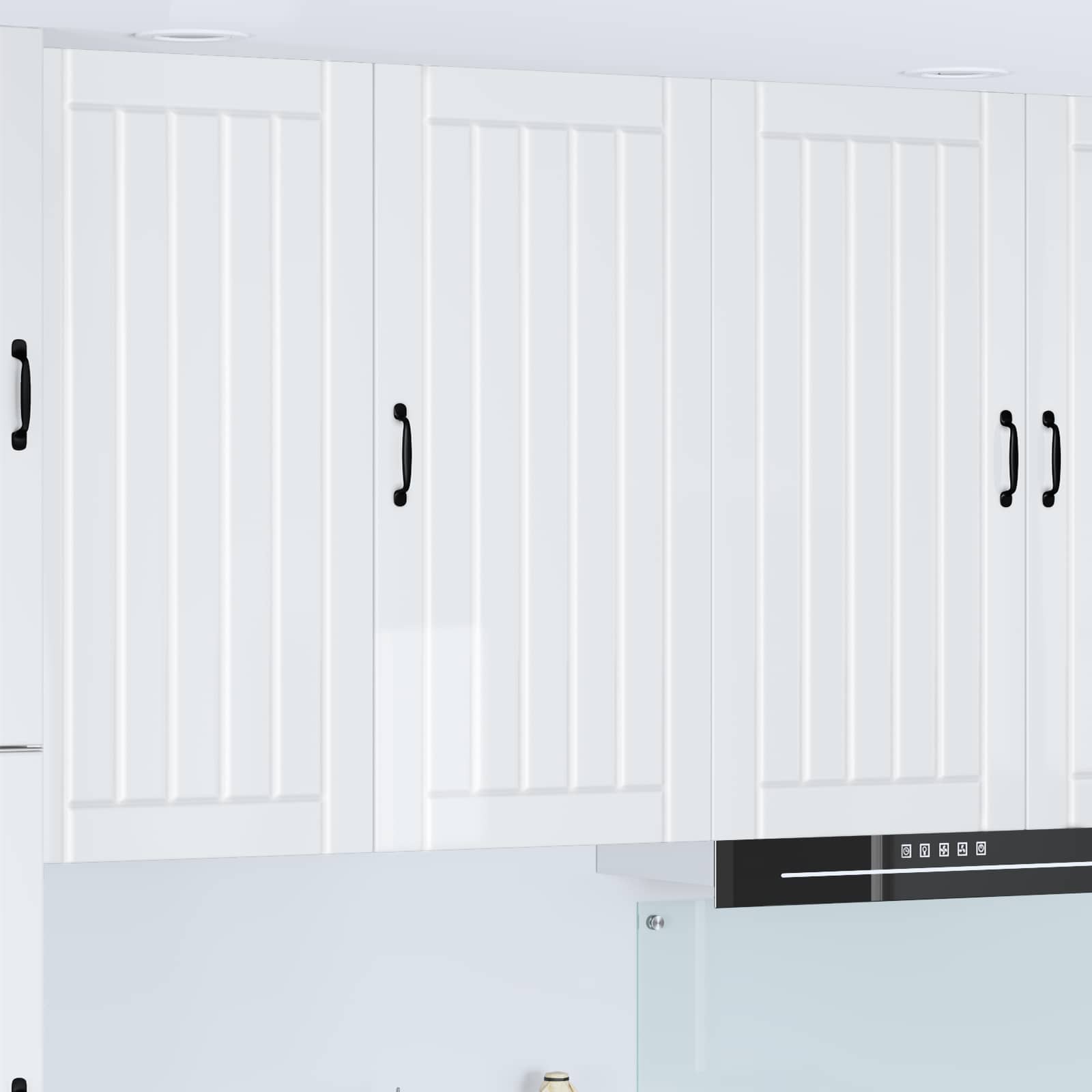 Armadietto a muro LUCCA Bianco Lucido 50 x 31 x 100 cm | homemem39