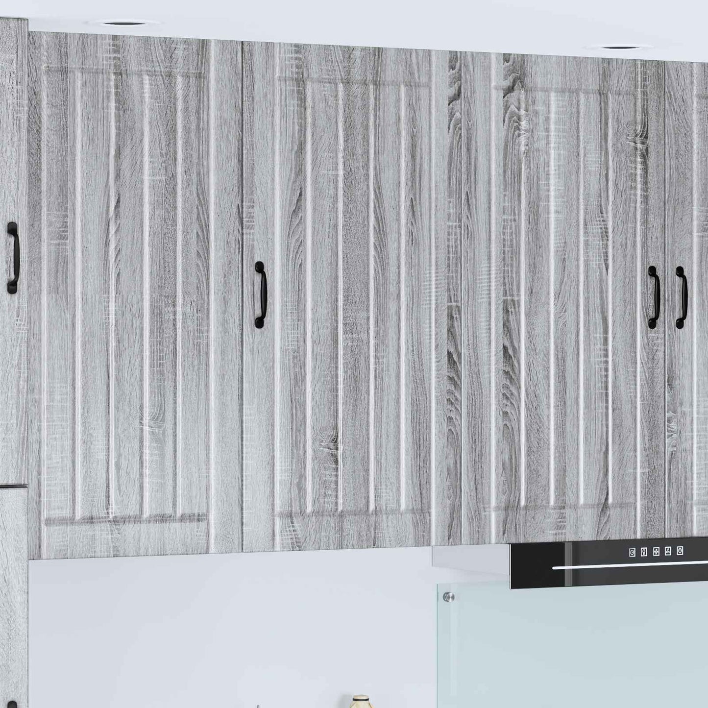 Armadietto a muro LUCCA Grigio Sonoma 50 x 31 x 100 cm | homemem39