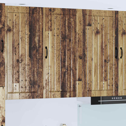 Armadietto a muro LUCCA Legno antico 50 x 31 x 100 cm
