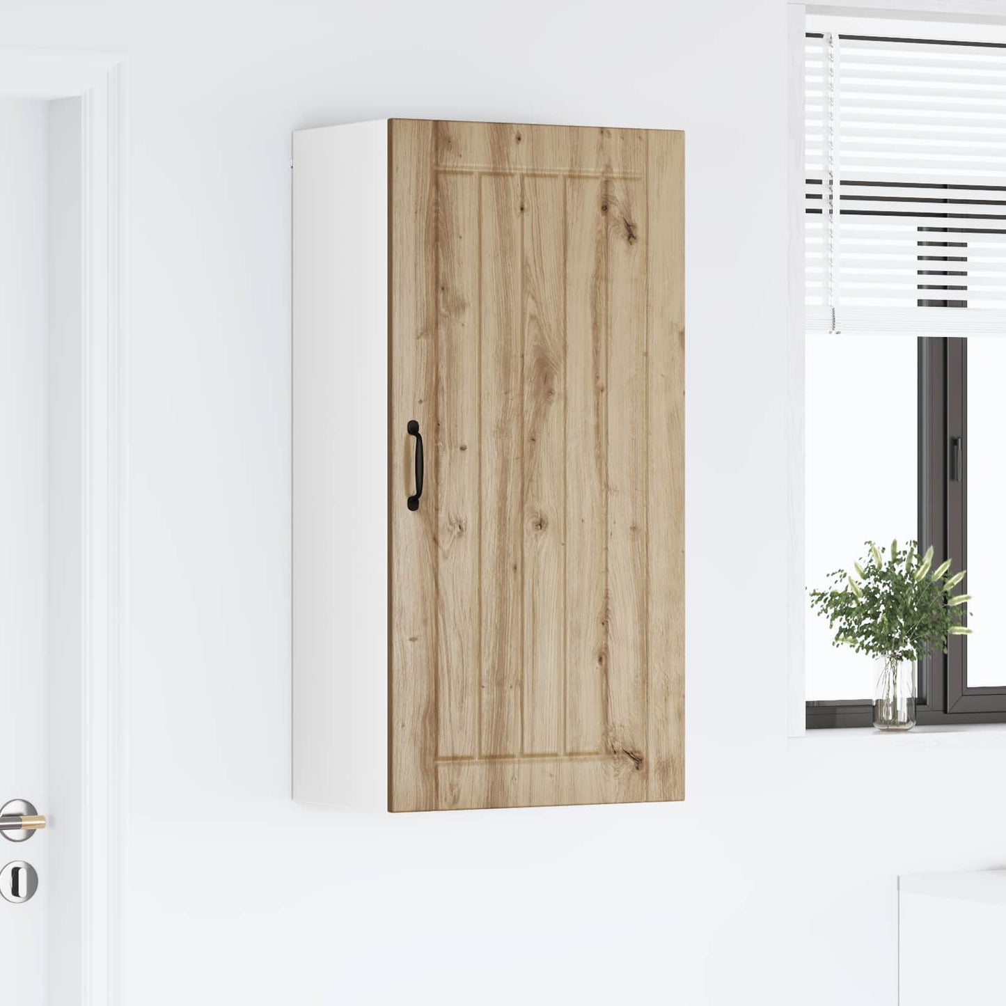 Armadietto a muro LUCCA Rovere Artigianale 50 x 31 x 100 cm | homemem39