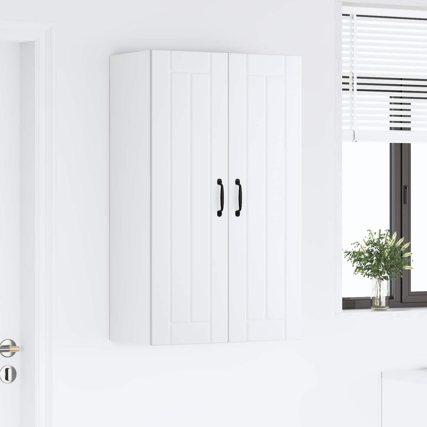 Armadietto a muro LUCCA Bianco 60 x 31 x 100 cm | homemem39