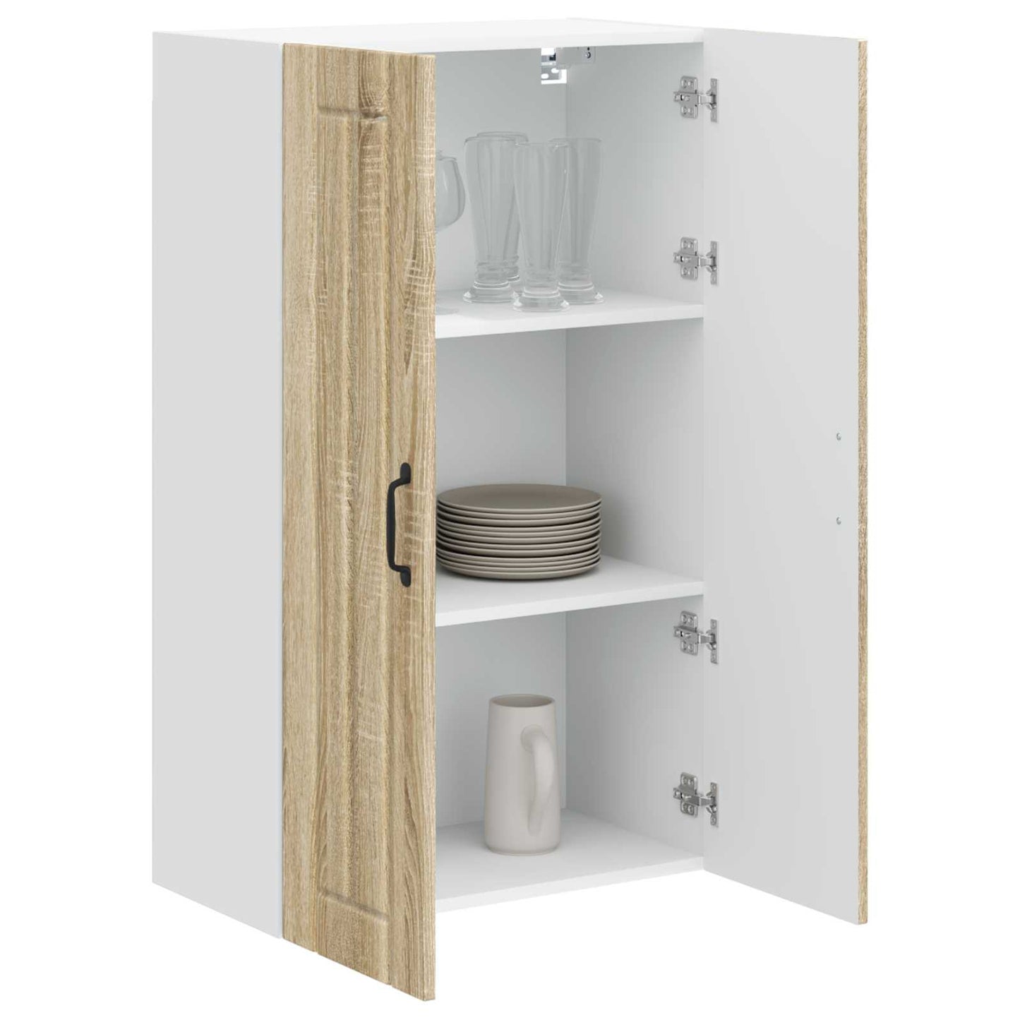Armadietto a muro LUCCA Rovere Sonoma 60 x 31 x 100 cm | homemem39
