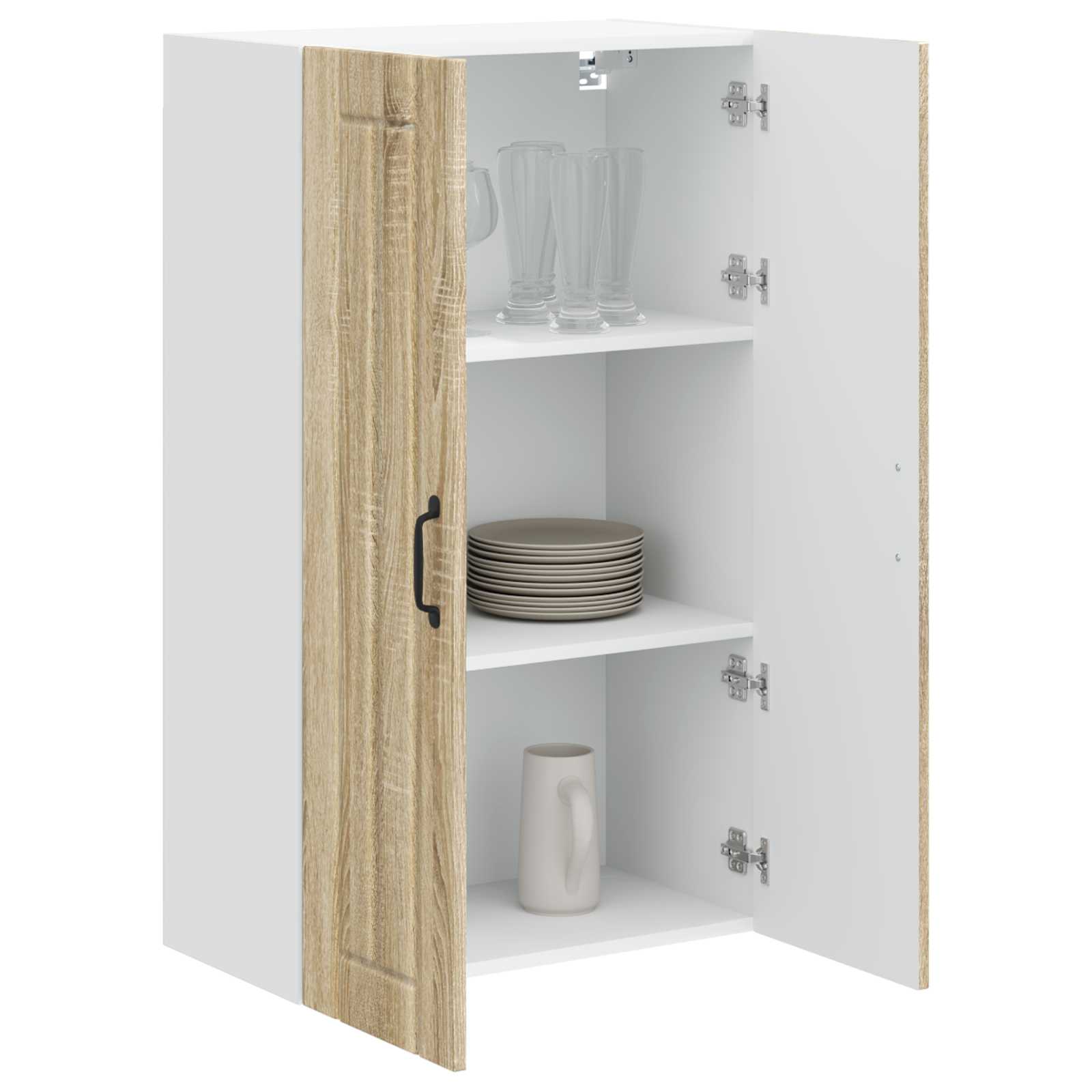 Armadietto a muro LUCCA Rovere Sonoma 60 x 31 x 100 cm | homemem39
