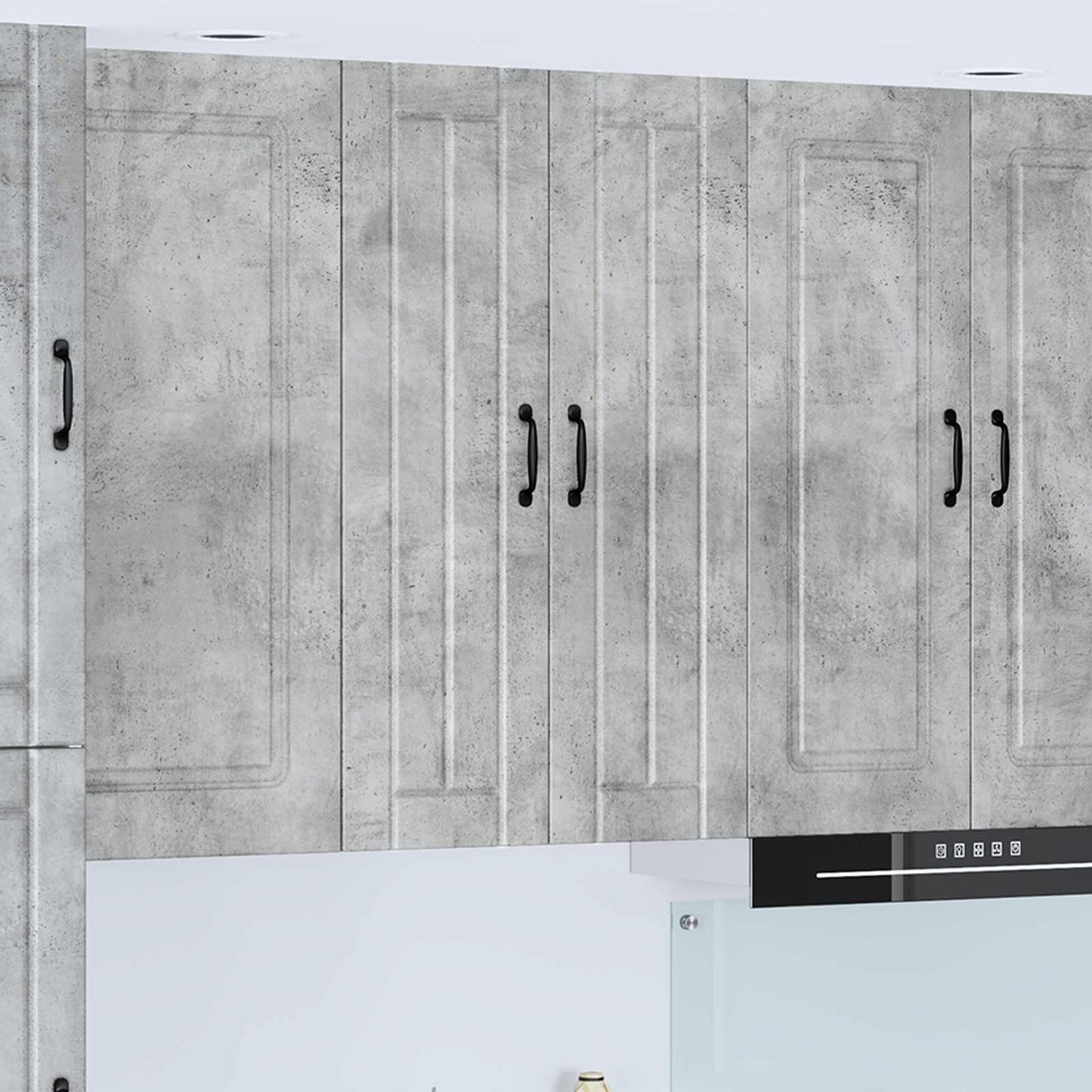 Armadietto a muro LUCCA Grigio Cemento 60 x 31 x 100 cm