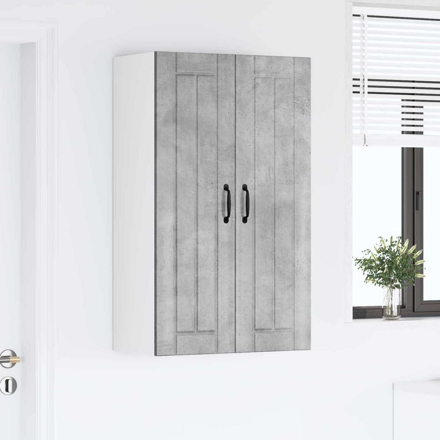 Pannello lavastoviglie Lucca Grigio Cemento 60 x 31 x 100 cm | homemem39