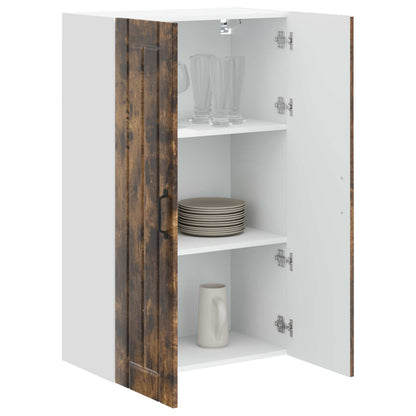 Armadietto a muro LUCCA Rovere Fumo 60 x 31 x 100 cm