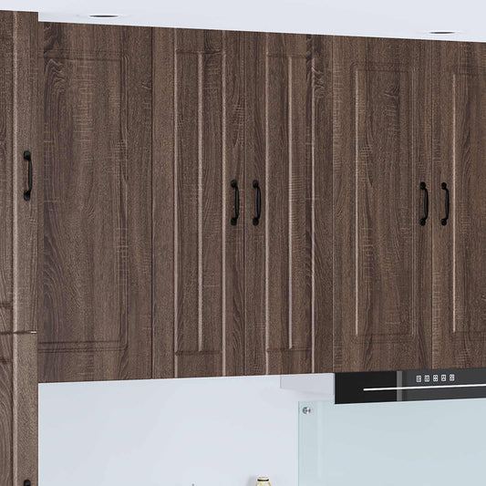 Armadietto a muro LUCCA Rovere Marrone 60 x 31 x 100 cm