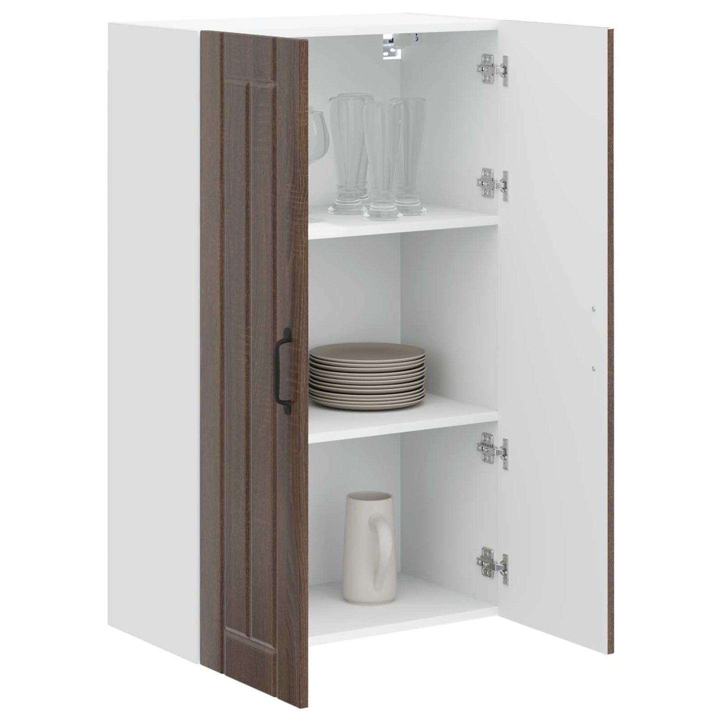 Armadietto a muro LUCCA Rovere Marrone 60 x 31 x 100 cm