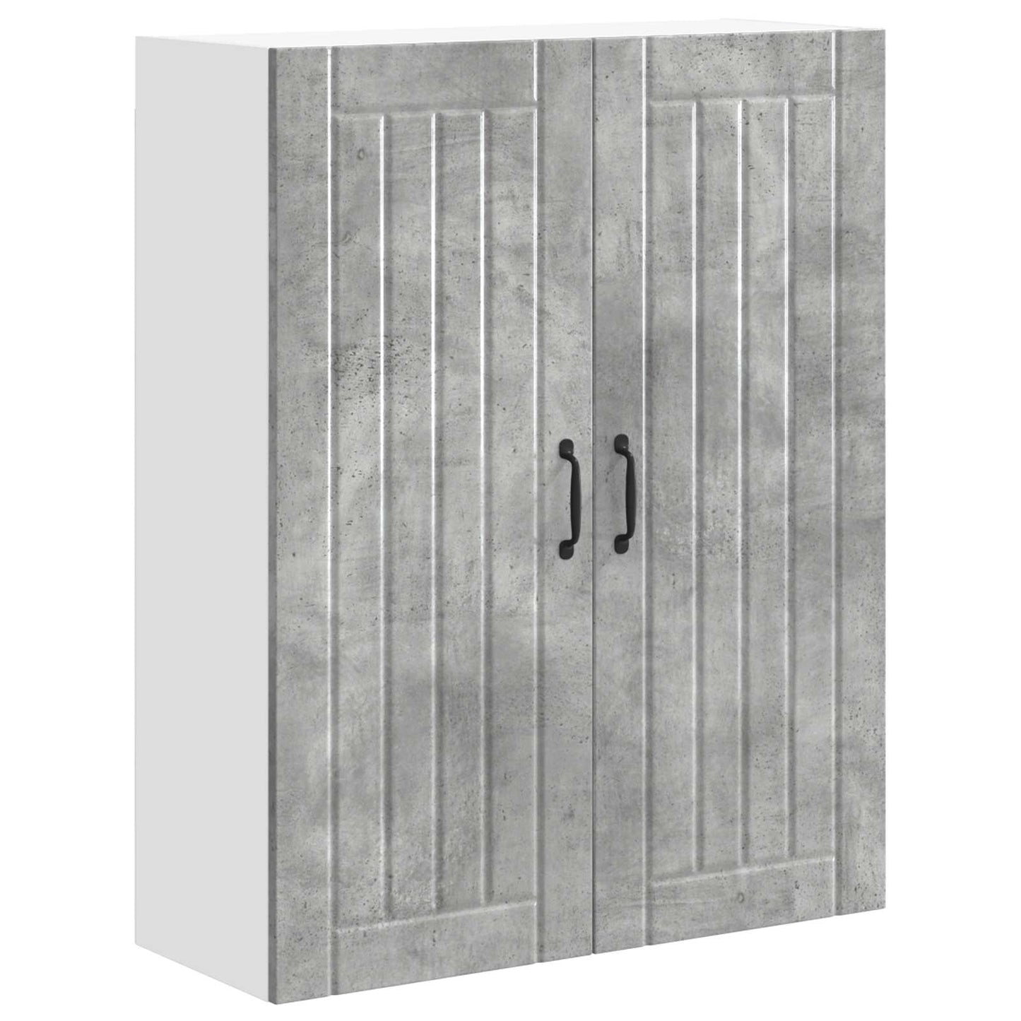 Armadietto a muro LUCCA Grigio Cemento 80 x 31 x 100 cm