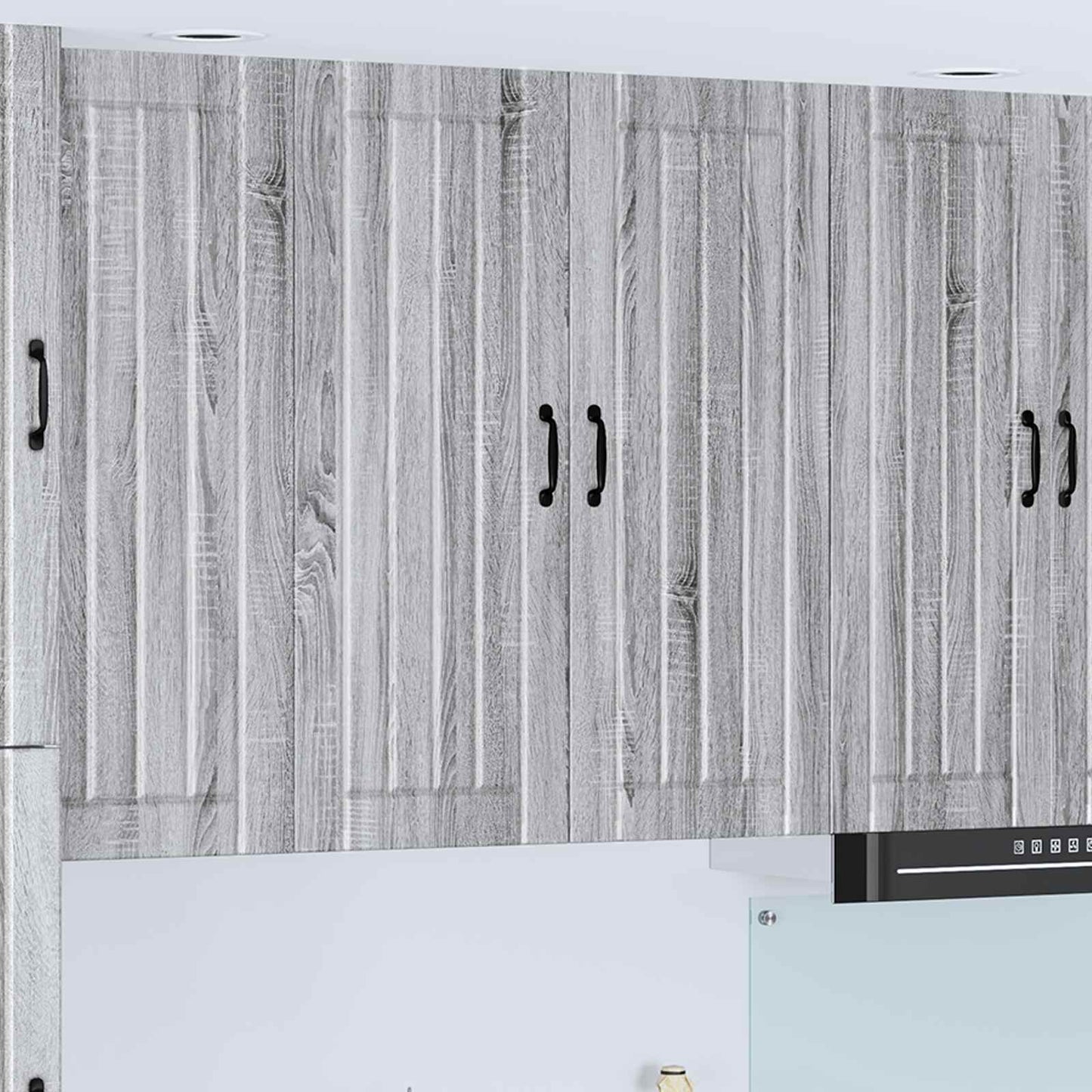 Armadietto a muro LUCCA Grigio Sonoma 80 x 31 x 100 cm