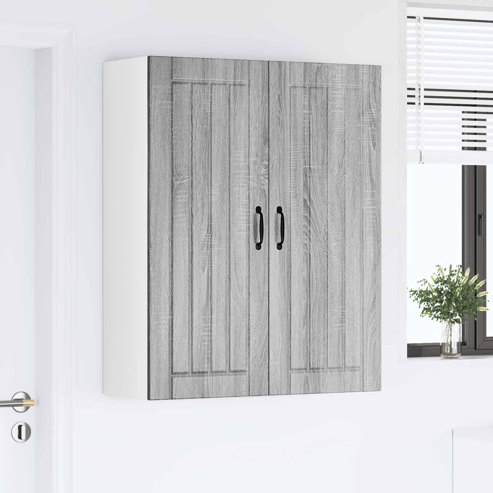 Pannello lavastoviglie Lucca Grigio Sonoma 80 x 31 x 100 cm | homemem39