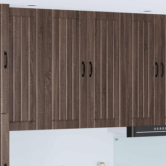 Armadietto a muro LUCCA Rovere Marrone 80 x 31 x 100 cm