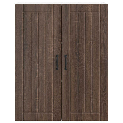 Pensile cucina con porta Lucca Rovere Marrone 80 x 31 x 100 cm | homemem39
