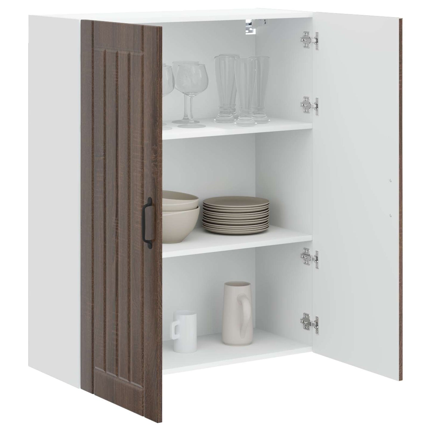 Pensile cucina con porta Lucca Rovere Marrone 80 x 31 x 100 cm | homemem39