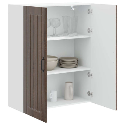 Pensile cucina con porta Lucca Rovere Marrone 80 x 31 x 100 cm | homemem39