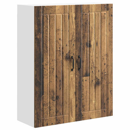 Armadietto a muro LUCCA Legno antico 80 x 31 x 100 cm