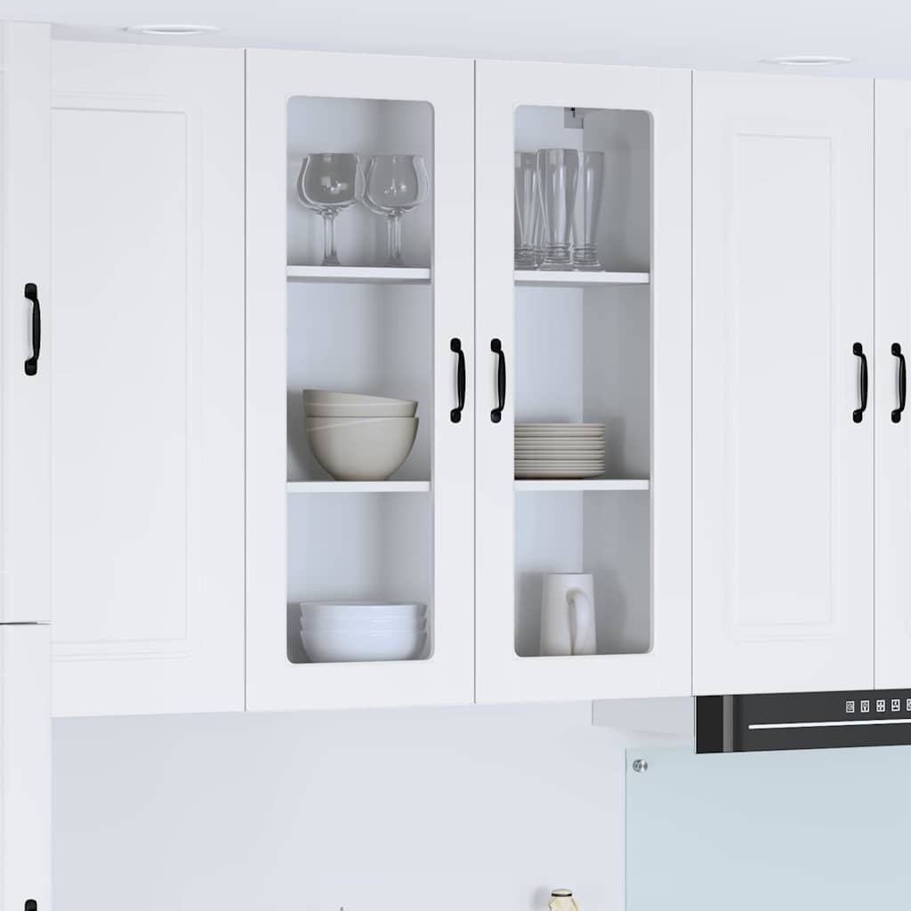 Pensile cucina Montaggio a parete Lucca Bianco 80 x 31 x 100 cm | homemem39