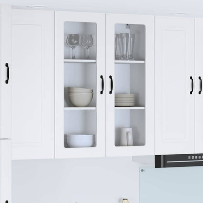 Pensile cucina Montaggio a parete Lucca Bianco 80 x 31 x 100 cm | homemem39