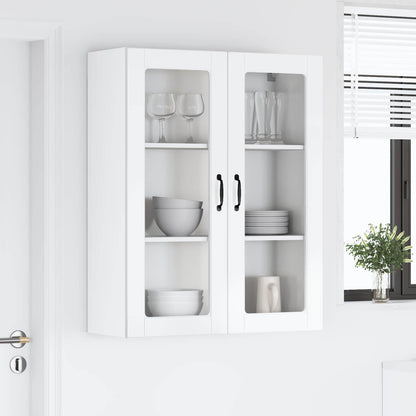 Pensile cucina con porta Lucca Bianco Lucido 80 x 31 x 100 cm | homemem39