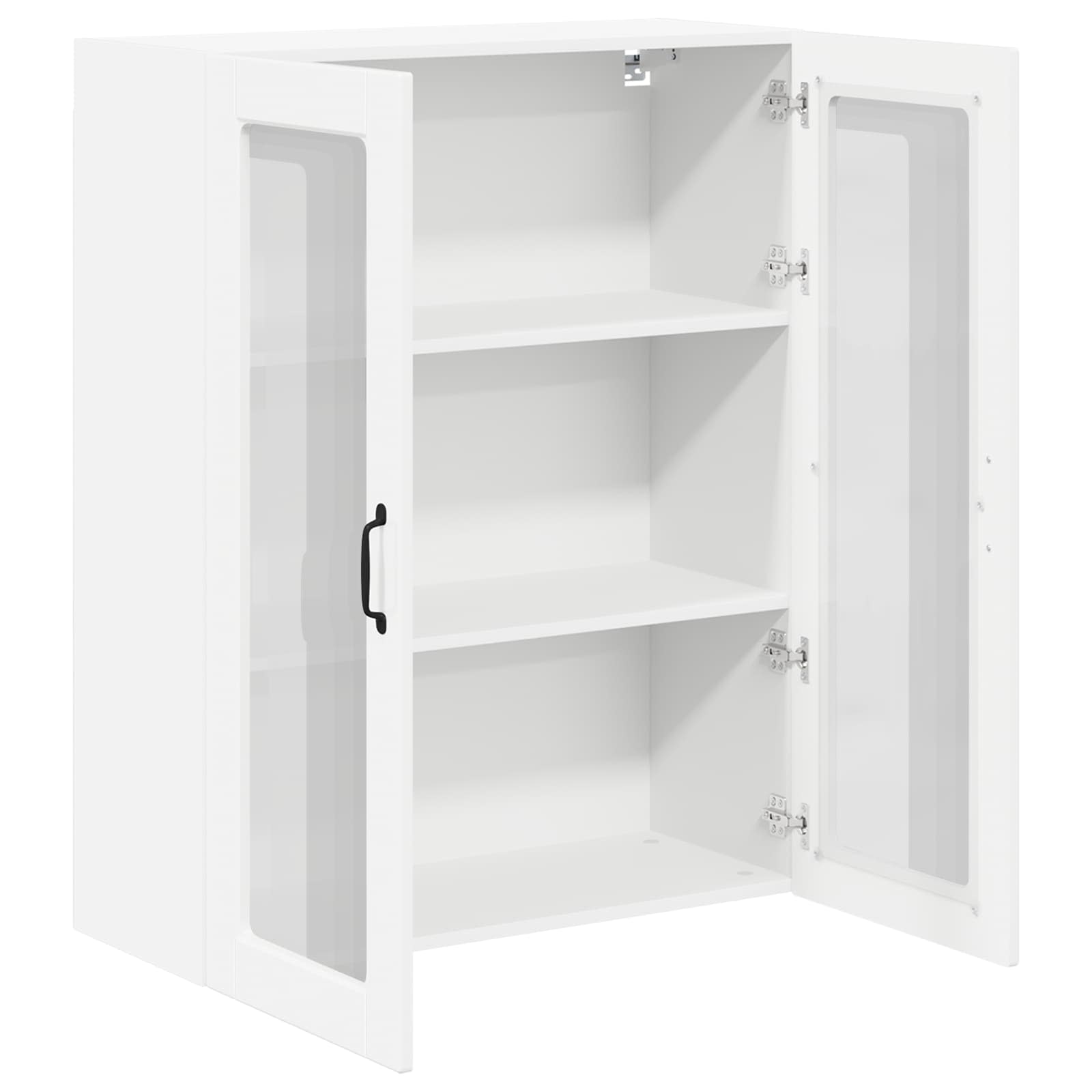 Pensile cucina con porta Lucca Bianco Lucido 80 x 31 x 100 cm | homemem39