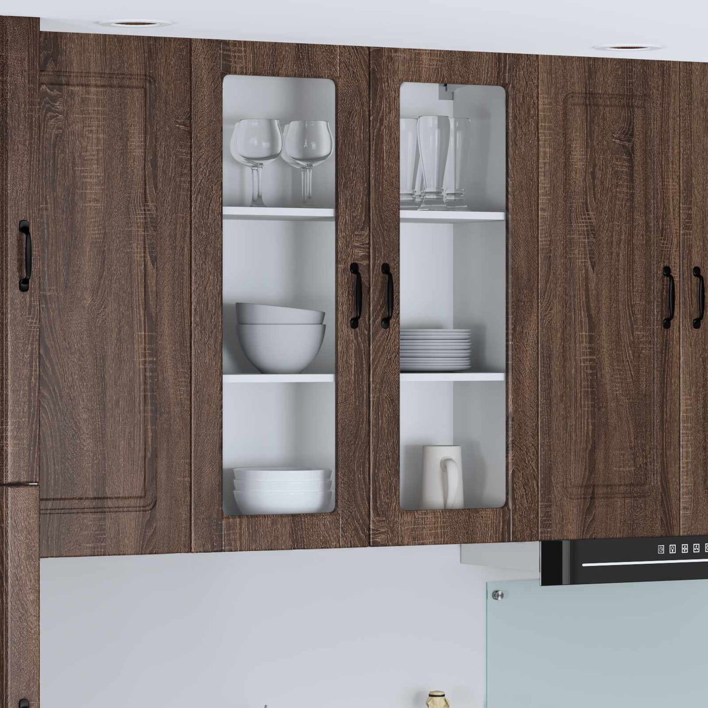 Pensile cucina con porta Lucca Rovere Marrone 80 x 31 x 100 cm | homemem39