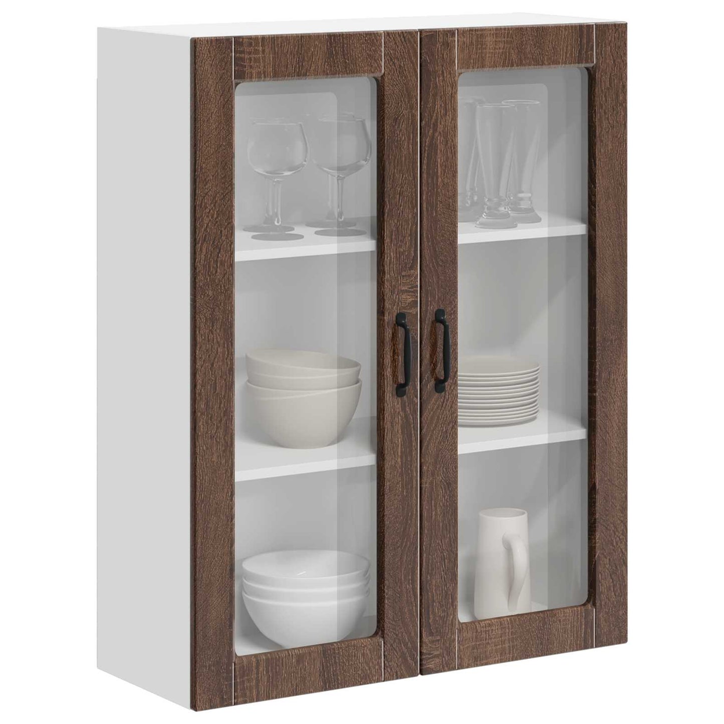 Pensile cucina con porta Lucca Rovere Marrone 80 x 31 x 100 cm | homemem39