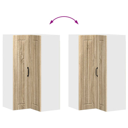 Mobile angolare per parete LUCCA Rovere Sonoma 57 x 57 x 100 cm
