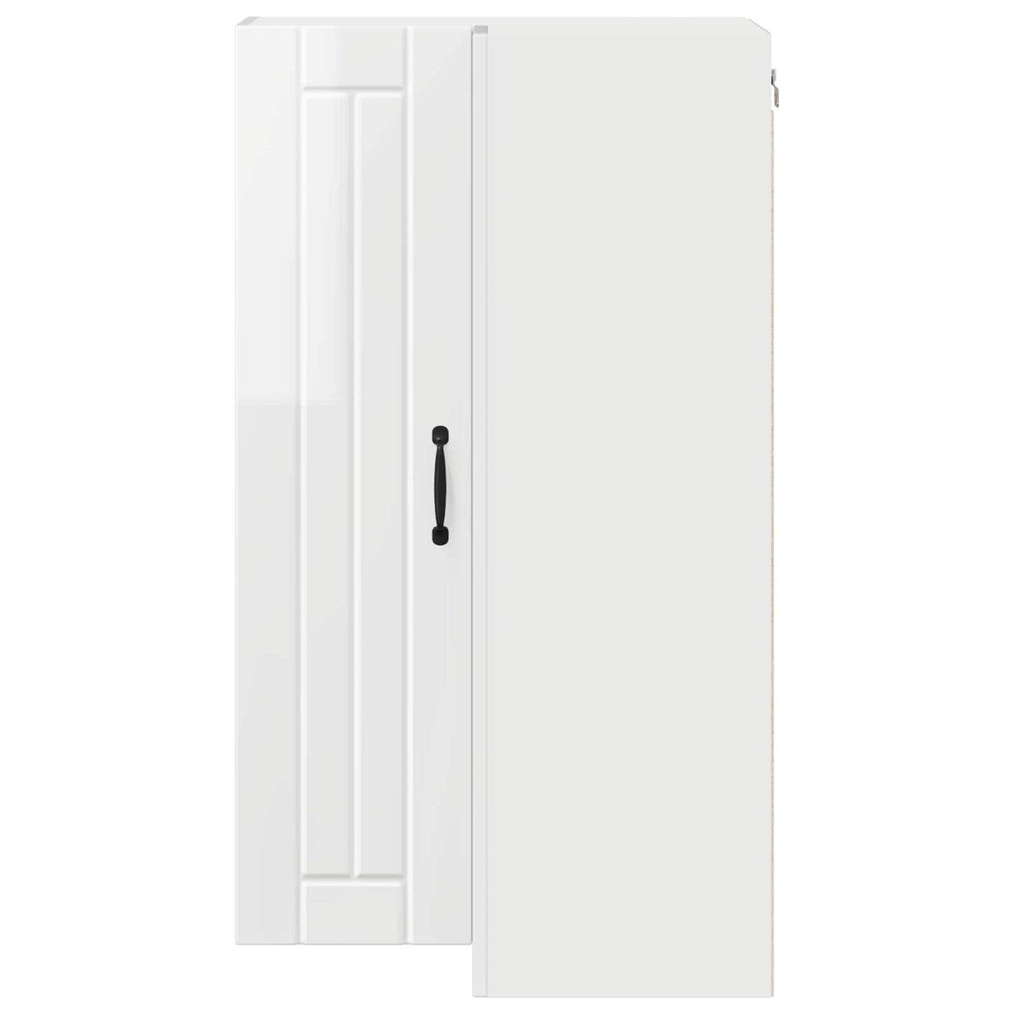 Mobile angolare per parete LUCCA Bianco Lucido 57 x 57 x 100 cm