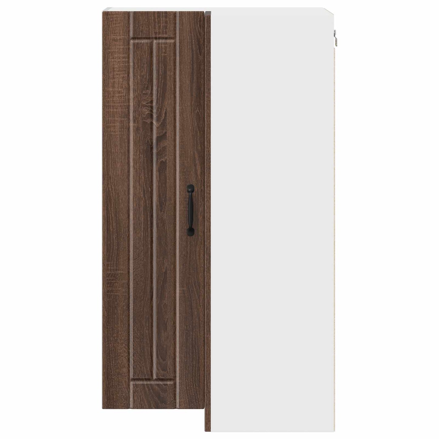 Mobile angolare per parete LUCCA Rovere Marrone