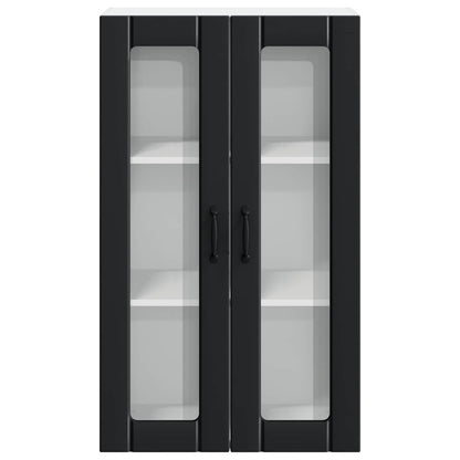 Pensile cucina Lucca Nero 60 x 31 x 100 cm Legno ingegnerizzato | homemem39