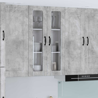 Pensile cucina con porta Lucca Grigio Cemento 60 x 31 x 100 cm | homemem39