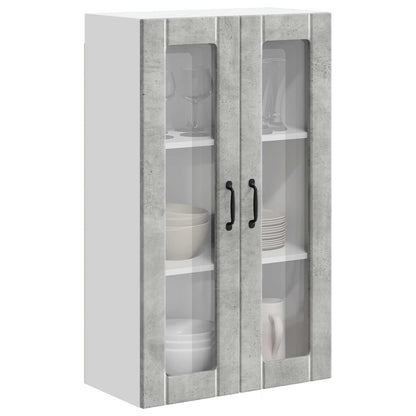 Pensile cucina con porta Lucca Grigio Cemento 60 x 31 x 100 cm | homemem39