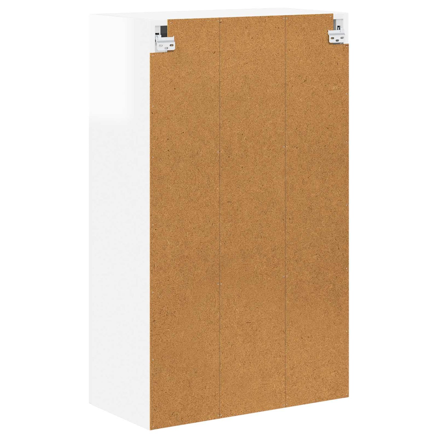 Mobile in vetro da parete LUCCA Bianco Lucido 60 x 31 x 100 cm