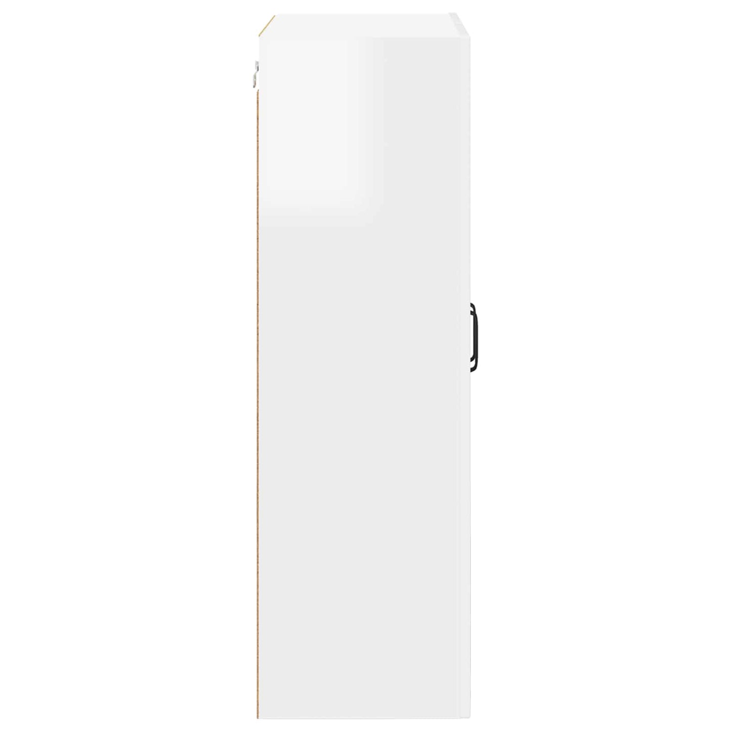 Mobile in vetro da parete LUCCA Bianco Lucido 60 x 31 x 100 cm