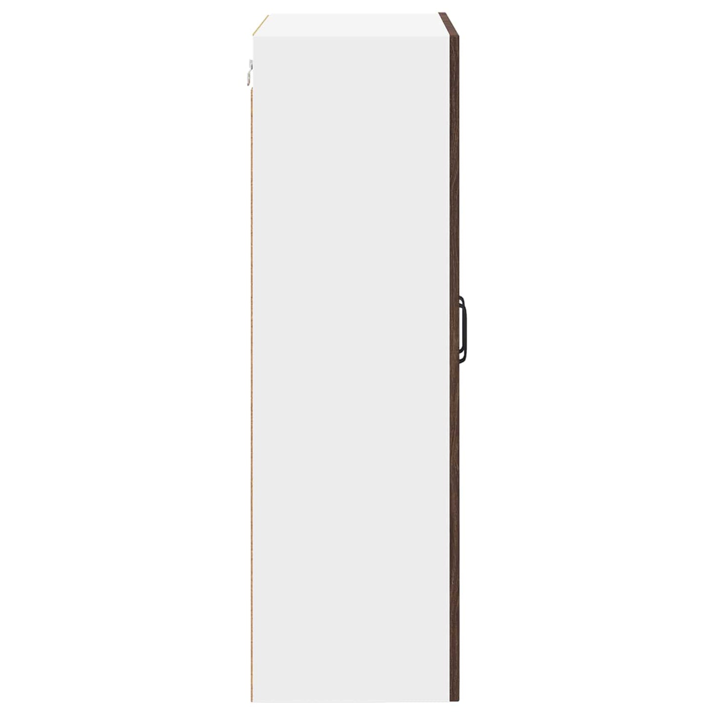 Mobile in vetro da parete LUCCA Rovere Marrone 60 x 31 x 100 cm