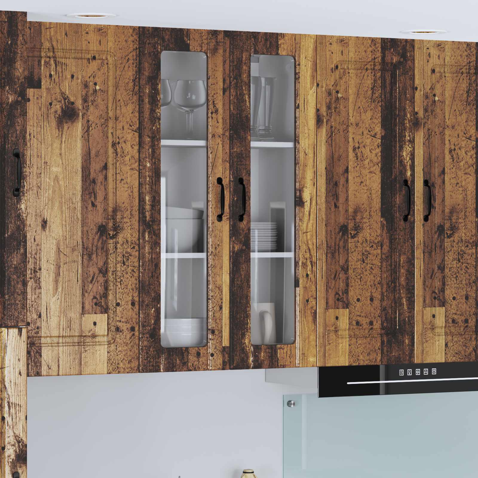 Pensile cucina con porta Lucca Legno antico 60 x 31 x 100 cm | homemem39