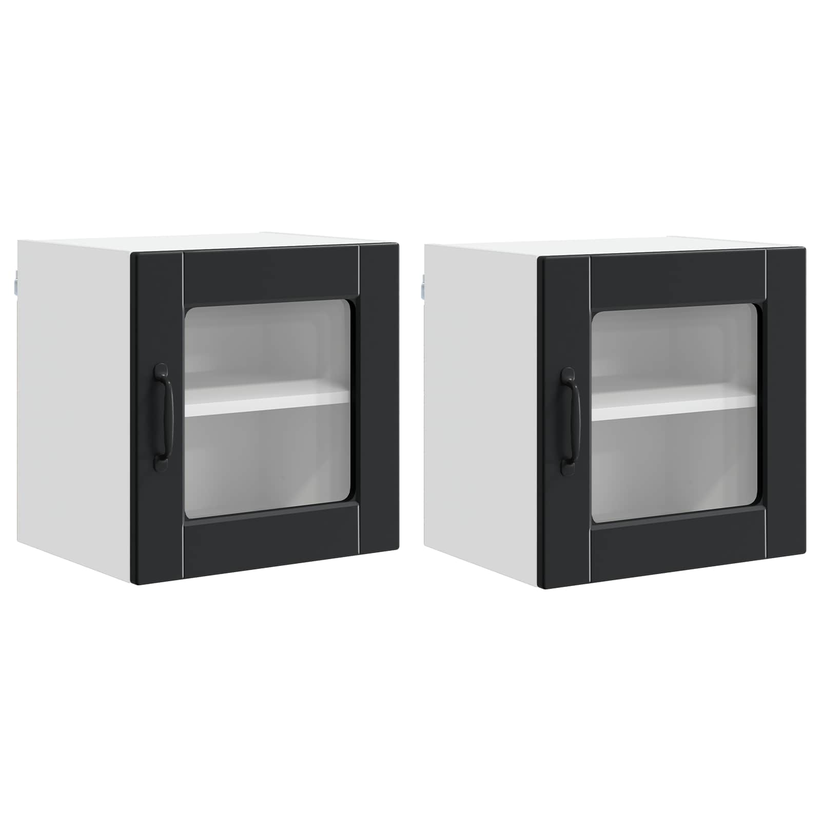 Pannello lavastoviglie con porta 2 pcs Nero 40 x 31 x 40 cm | homemem39