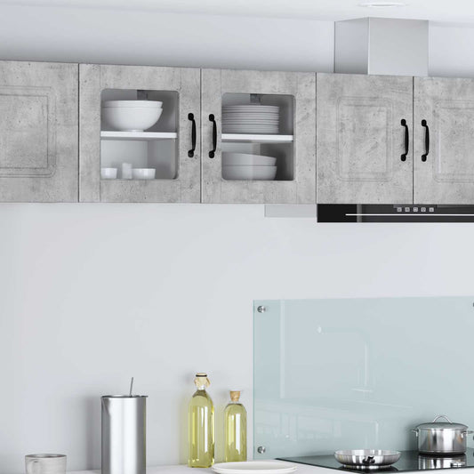 Pannello lavastoviglie 2 pcs Grigio cemento 40 x 31 x 40 cm | homemem39