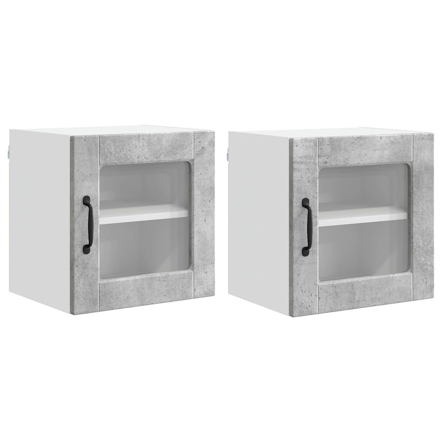 Pannello lavastoviglie 2 pcs Grigio cemento 40 x 31 x 40 cm | homemem39