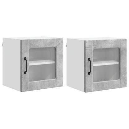 Pannello lavastoviglie 2 pcs Grigio cemento 40 x 31 x 40 cm | homemem39