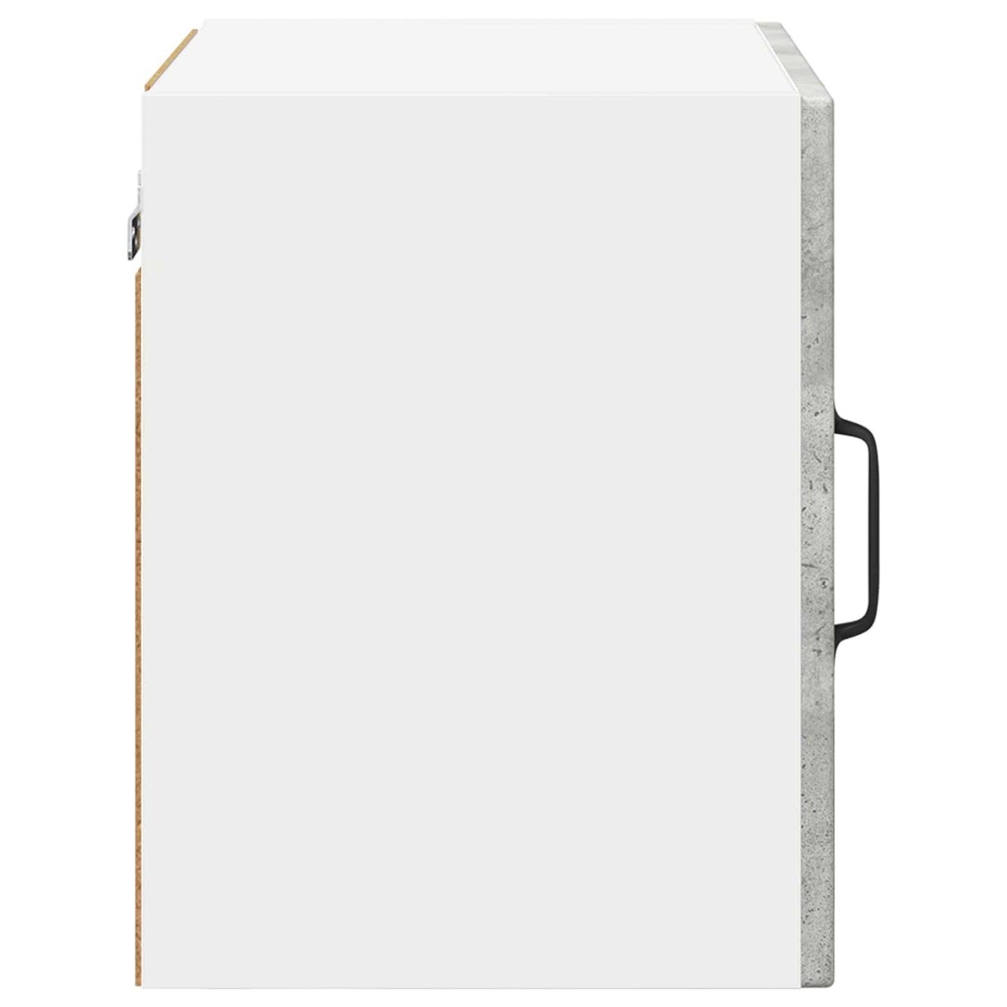 Mobile in vetro da parete PORTO 2 pcs Grigio cemento