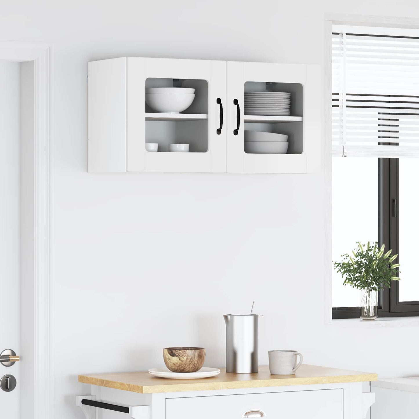 Pannello lavastoviglie 2 pcs Bianco Lucido 40 x 31 x 40 cm | homemem39