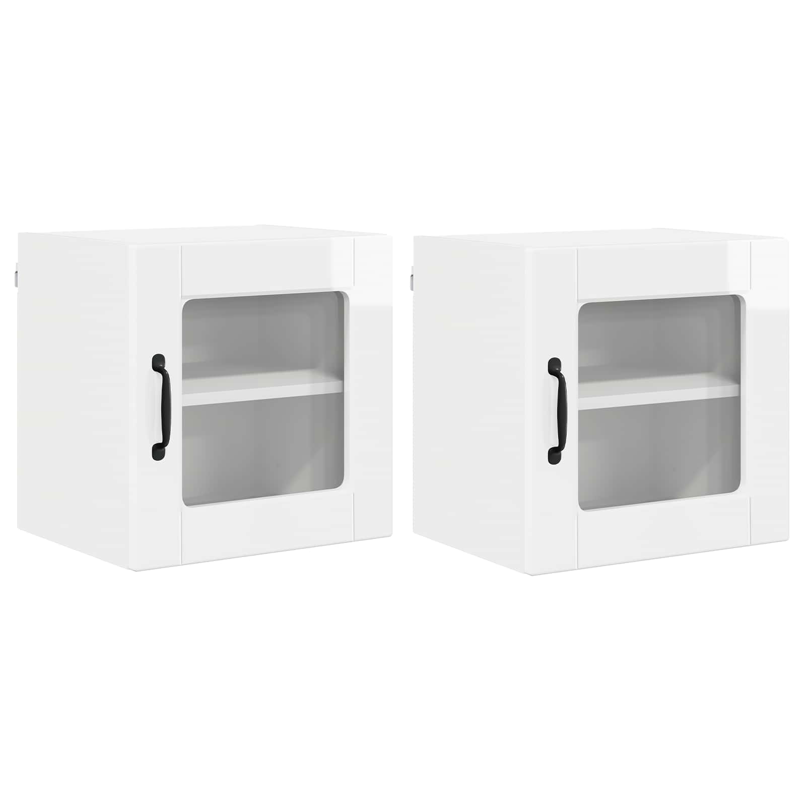 Pannello lavastoviglie 2 pcs Bianco Lucido 40 x 31 x 40 cm | homemem39