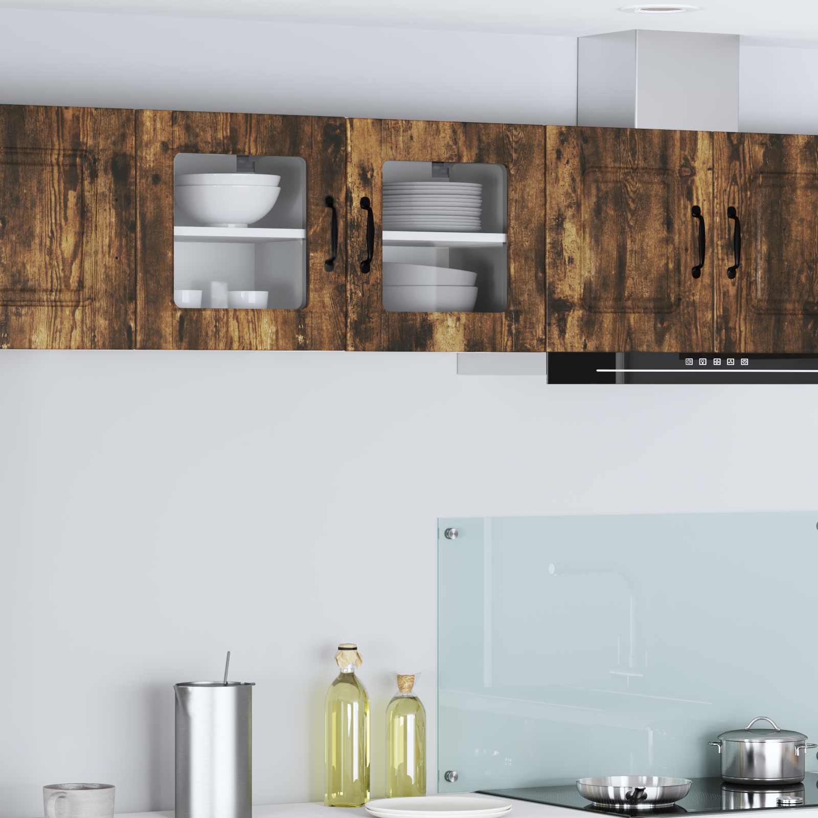 Pannello lavastoviglie 2 pcs Rovere fumé 40 x 31 x 40 cm | homemem39