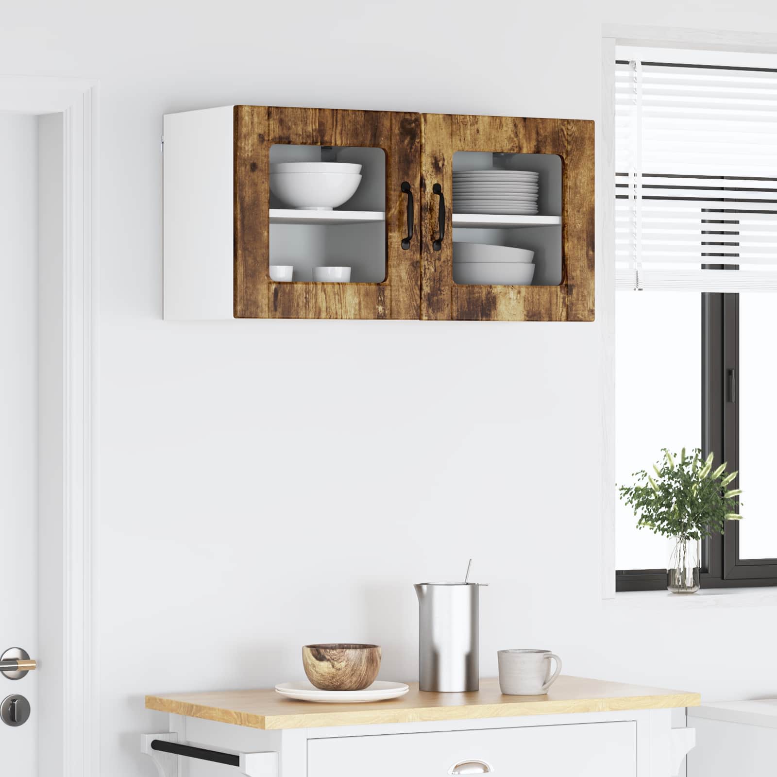Pannello lavastoviglie 2 pcs Rovere fumé 40 x 31 x 40 cm | homemem39