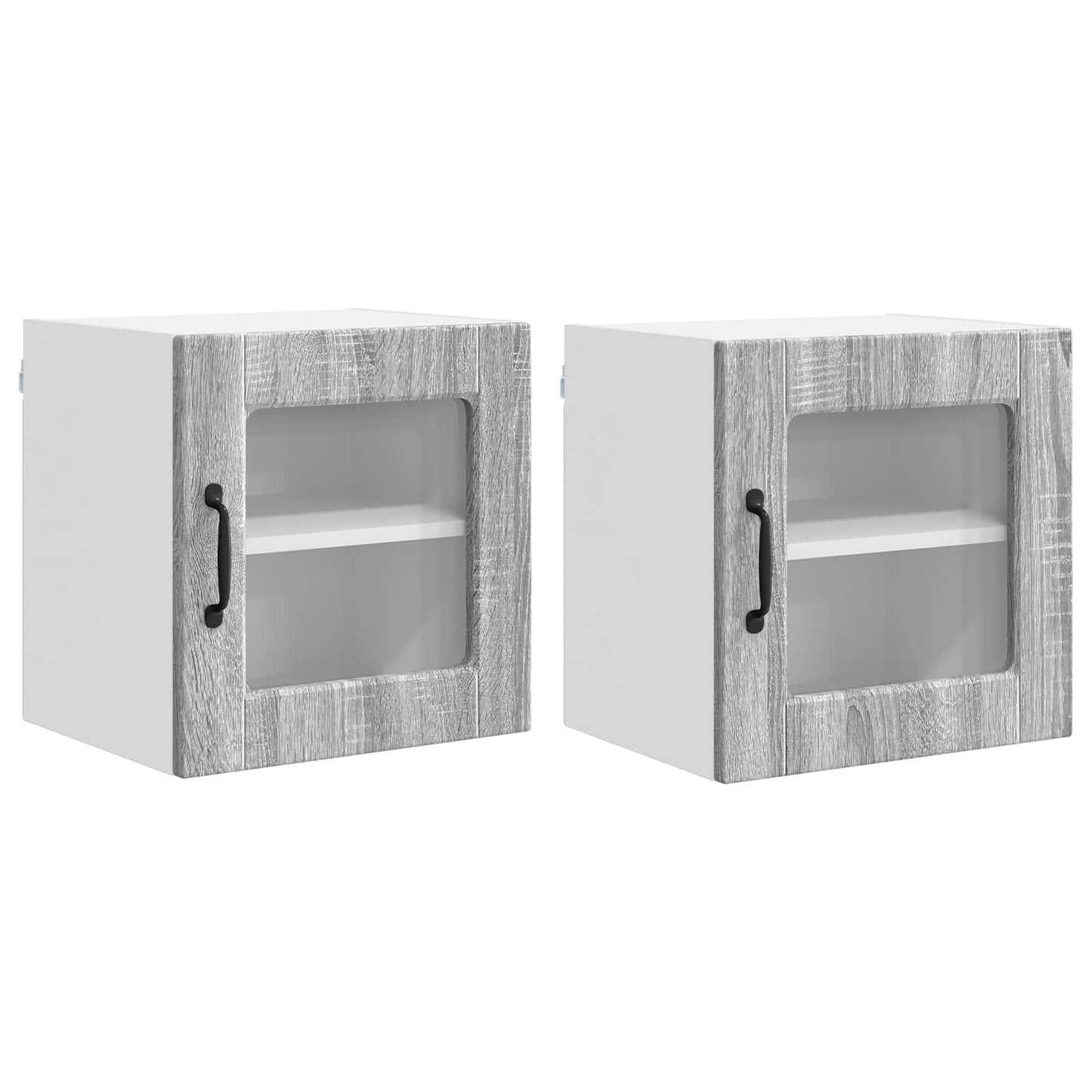 Pannello lavastoviglie 2 pcs Grigio Sonoma 40 x 31 x 40 cm | homemem39