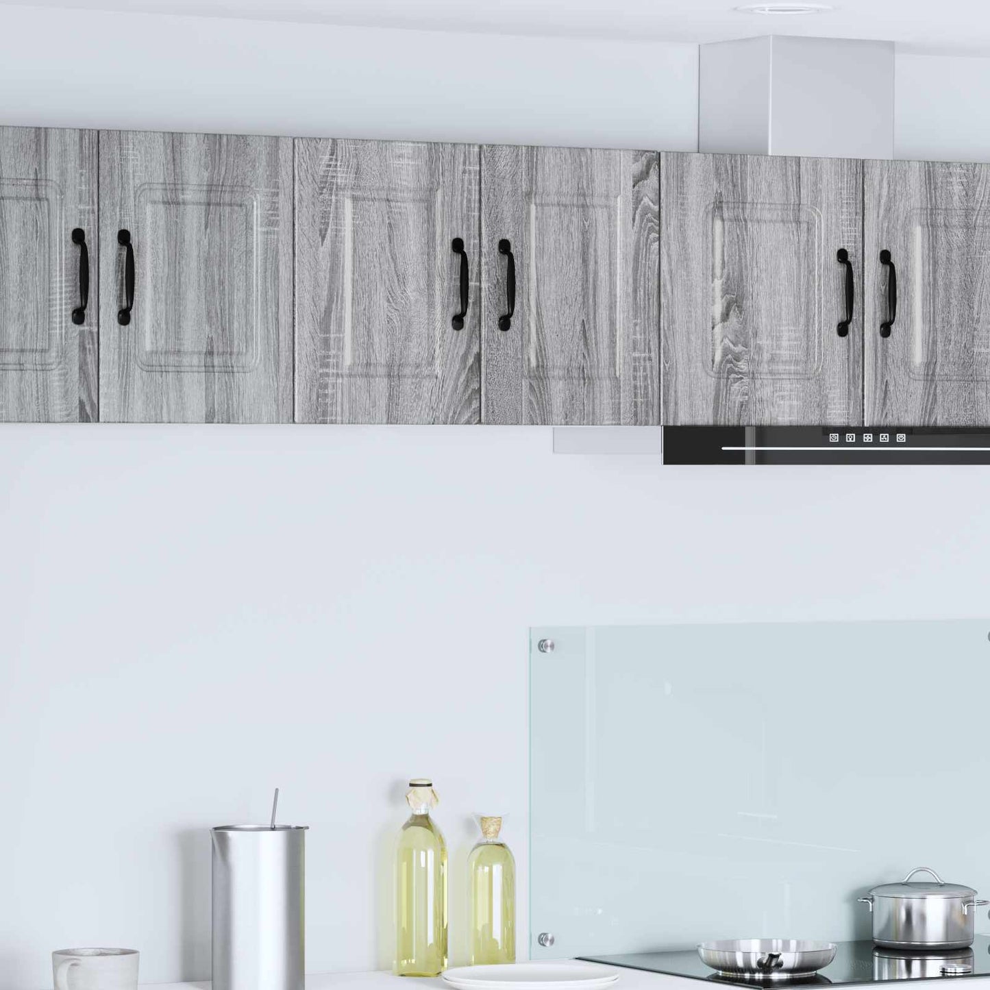 Armadietto a muro PORTO 2 pcs Grigio Sonoma