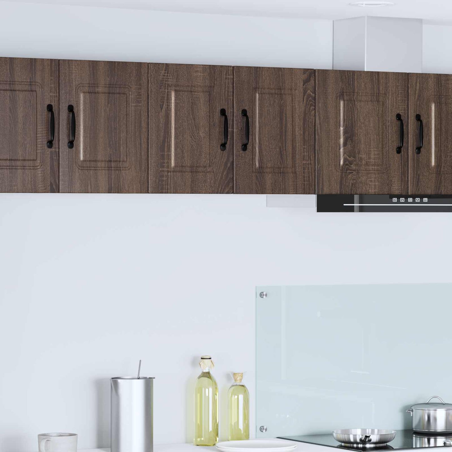 Armadietto a muro PORTO 2 pcs Rovere Marrone 30 x 31 x 40 cm