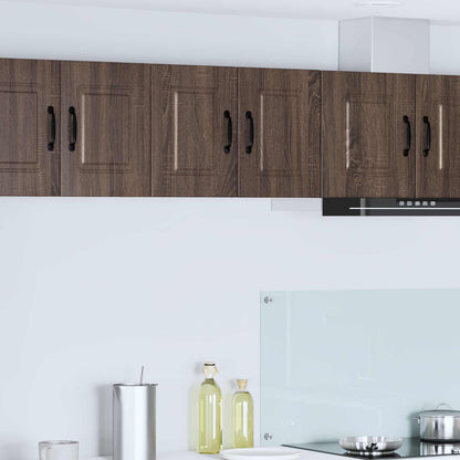 Armadietto a muro PORTO 2 pcs Rovere Marrone 30 x 31 x 40 cm