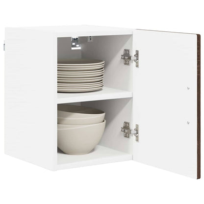 Armadietto a muro PORTO 2 pcs Rovere Marrone 30 x 31 x 40 cm